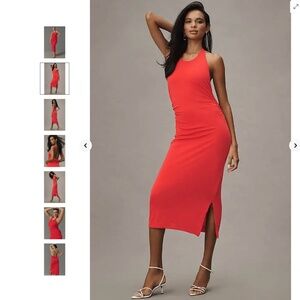 Anthropologie Slinky Knit Halter Dress